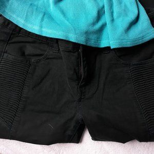 American Eagle black ankle jeggings womens